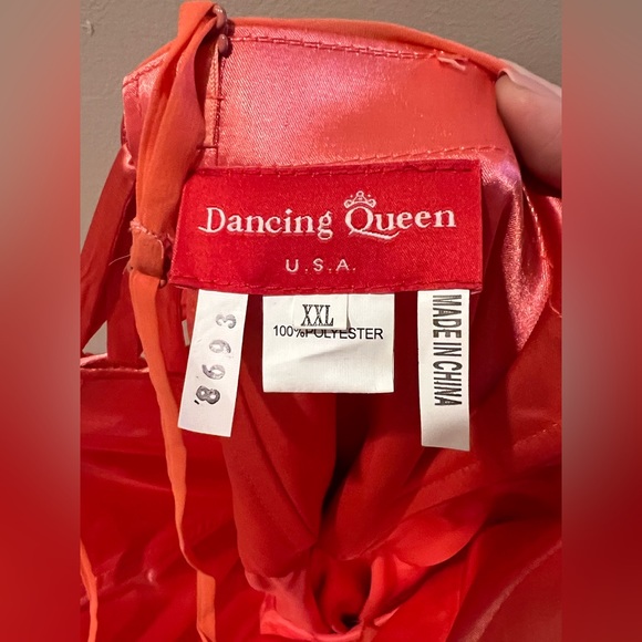 Dancing Queen Coral Formal Dress - Picture 6 of 6